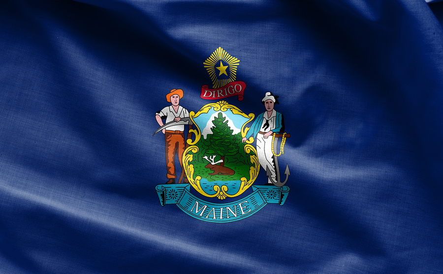 Maine State Flag