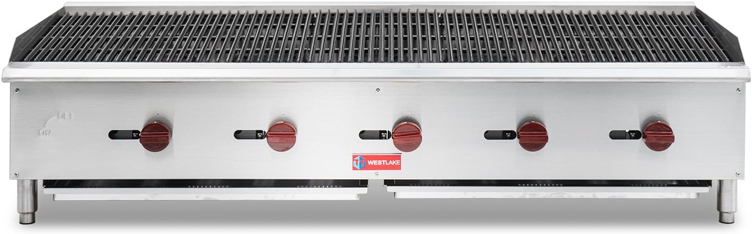 5 Burner Gas Grill – 150,000 BTU Powerful Charbroiler