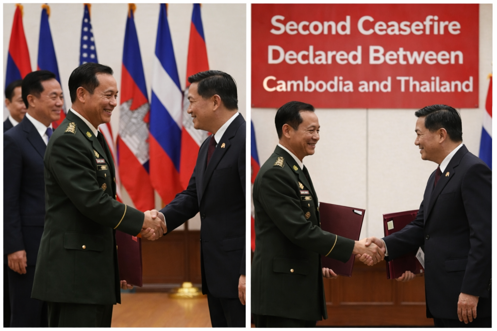 Cambodia Thailand Ceasefire Declared Again Amid Global Pressure
