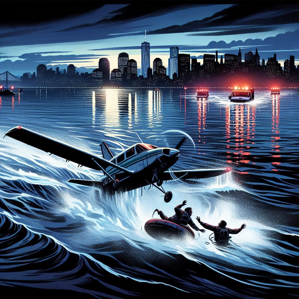 Two Saved Following Emergency Landing of Small Plane in Hudson River