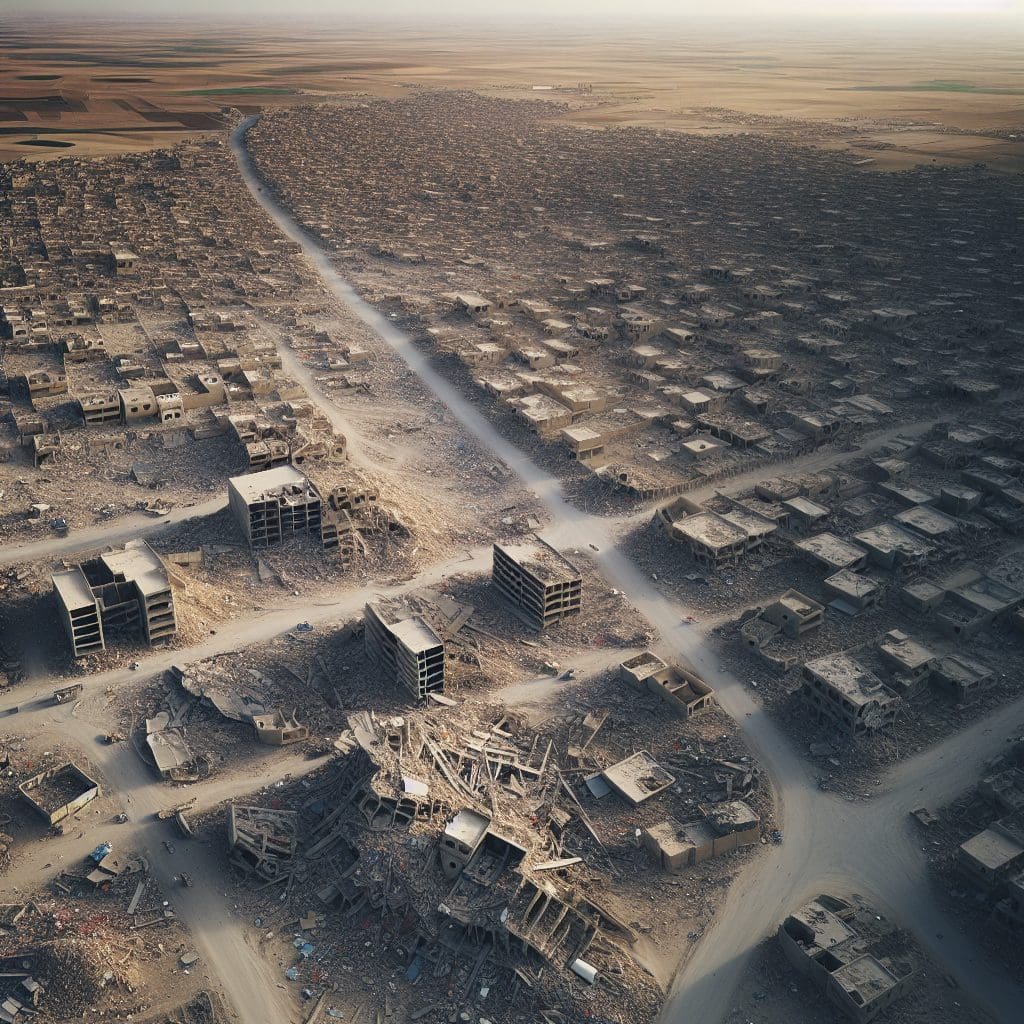 IN PICTURES | Aerial views of destruction in Iran and Gulf countries