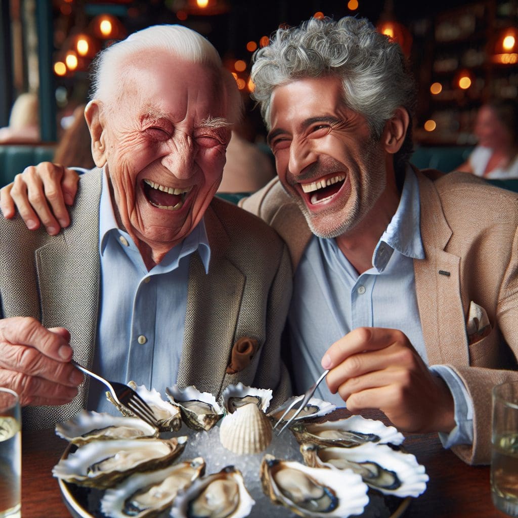 99-Year-Old Father and 80-Year-Old Son Enjoy Free Oysters After Redeeming Longstanding Restaurant Commitment