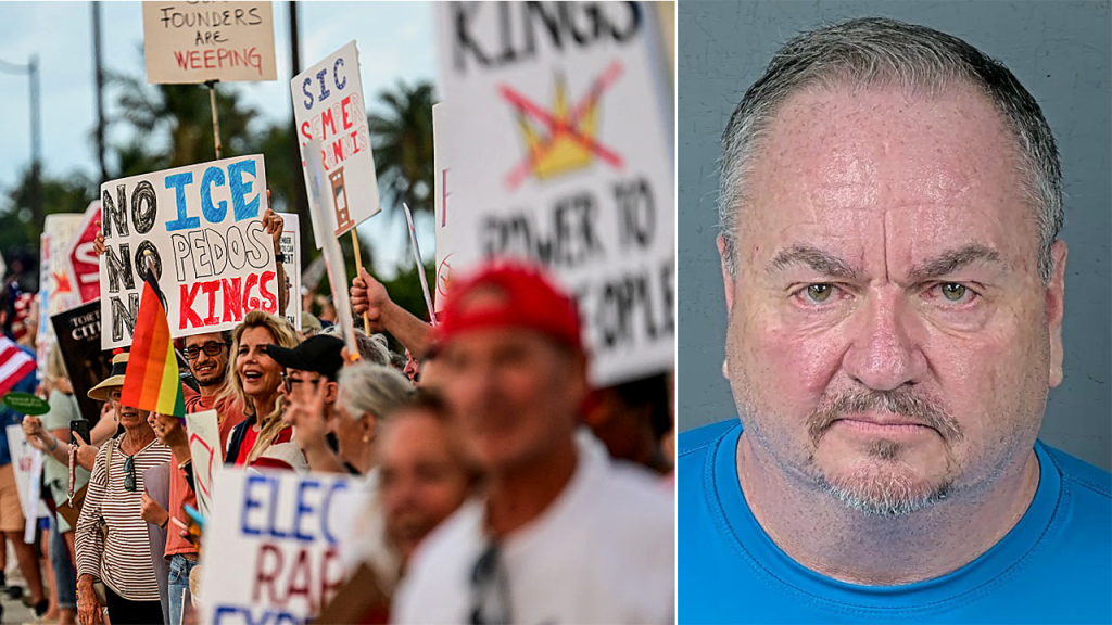 Local Dem leader arrested for hitting man with bullhorn says he is not a violent person
