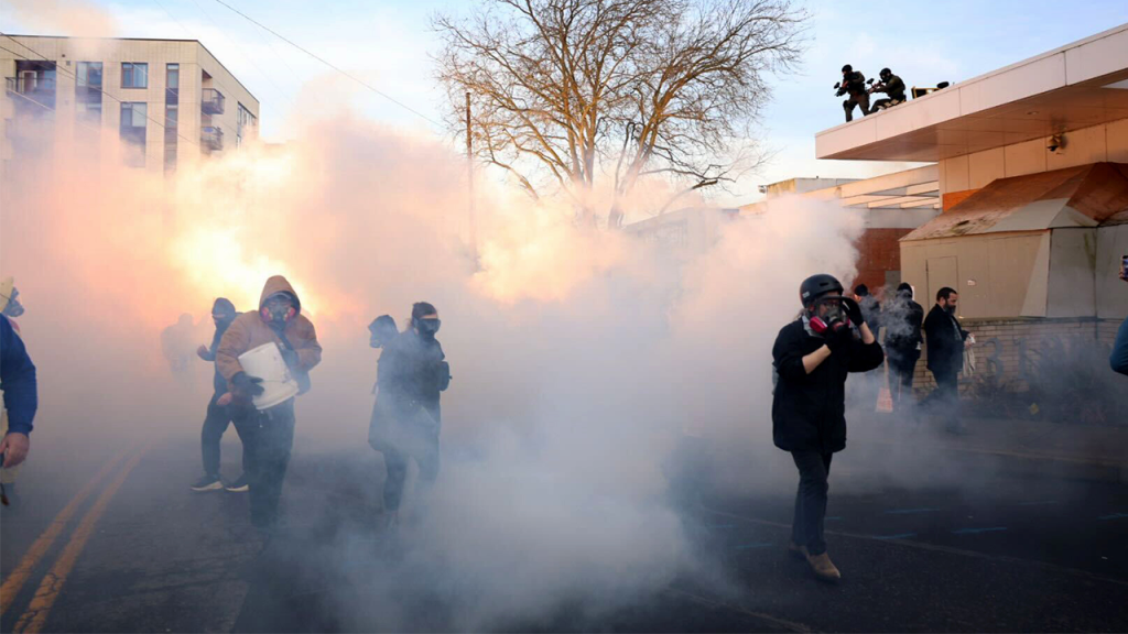 Federal judge restricts agents’ use of tear gas at Portland ICE building protests