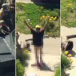 Santa Clarita armed suspect surrenders to SWAT without pants after standoff