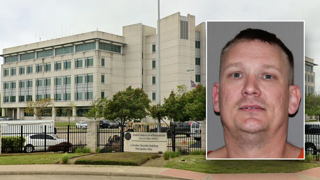 Texas man accused of throwing human bones over FBI Dallas fence on video