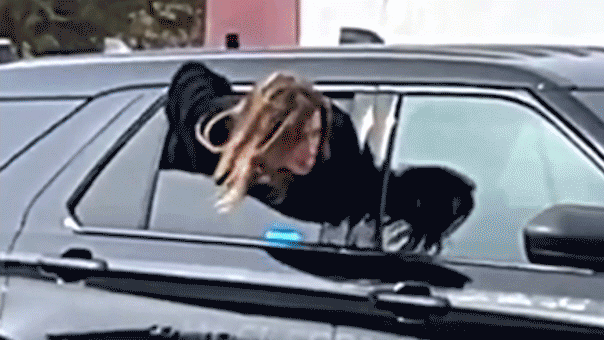 Michigan woman squeezes out of cruiser while handcuffed; she was later recaptured