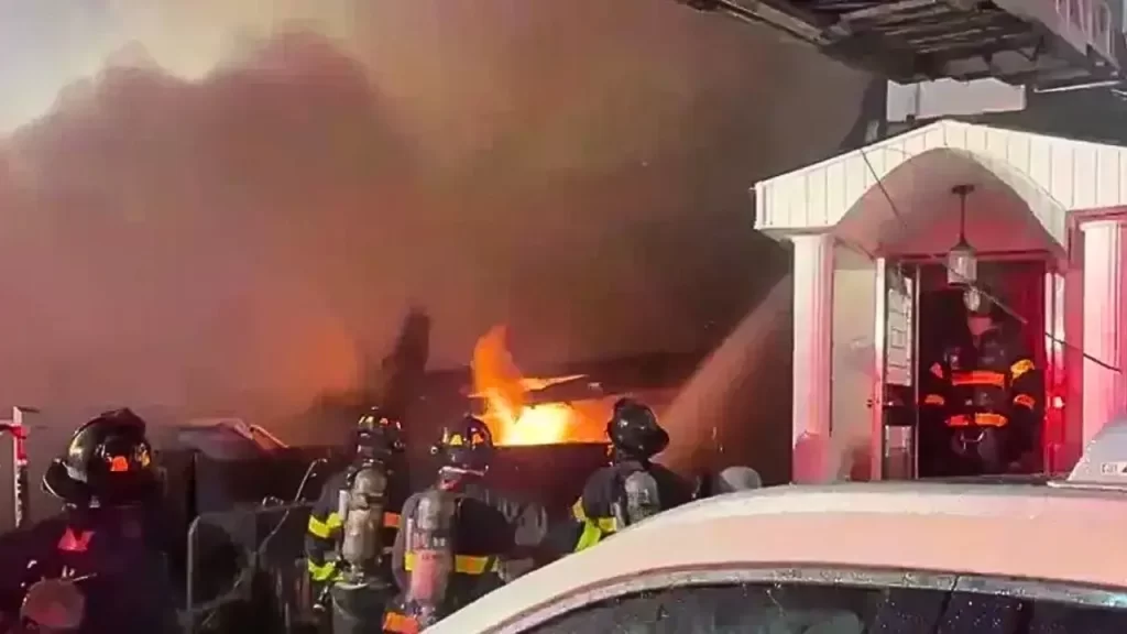 8 NYPD officers injured in Ozone Park Queens explosion during domestic call