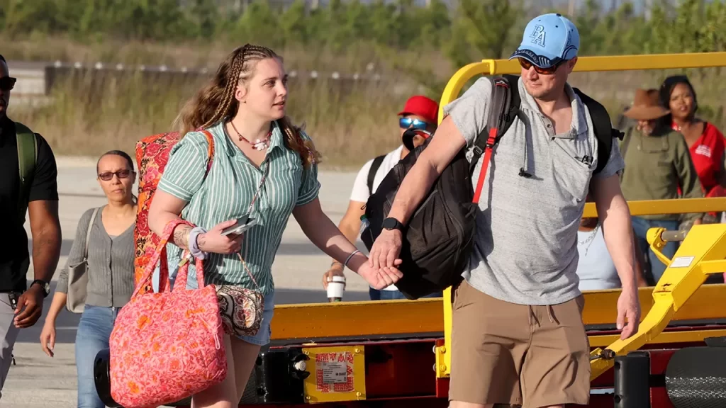 Stepfather leaves Bahamas after missing wife case, daughter skeptical