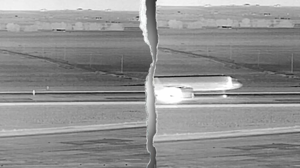 Frontier Airlines jet collides with trespasser on Denver airport runway on video