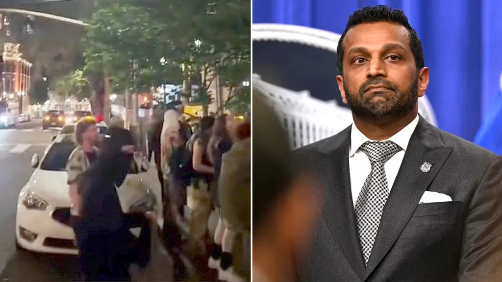 Why Kash Patel was in Portland, where agitators demonstrated outside hotel