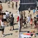 Beach day turns bloody as 3 are stabbed while hundreds of teens pack sand