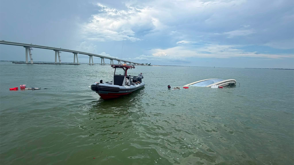 Coast Guard Fort Myers Beach saves 8 after boat capsized in Florida