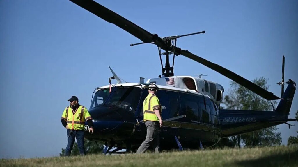 U.S. Air Force helicopter makes emergency landing over mechanical issue